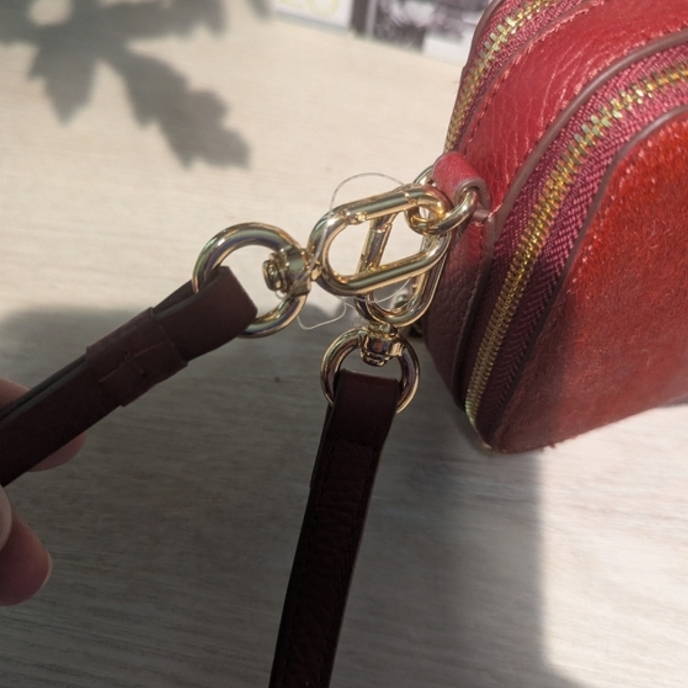 Thacker Ronnie Genuine Calf Hair Crossbody NWT - Picture 7 of 12